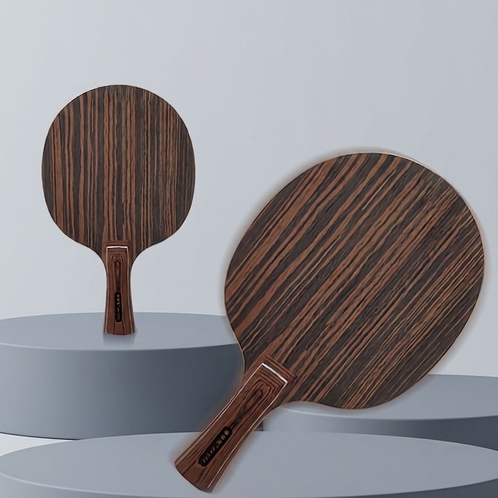 Outdoor Furniture Wood - ไม้ปิงปองไม้มะเกลือดำ, ดีไซน์สำหรับการโจมตีรวดเร็ว, โครงสร้าง 5 ชั้นไม้ +