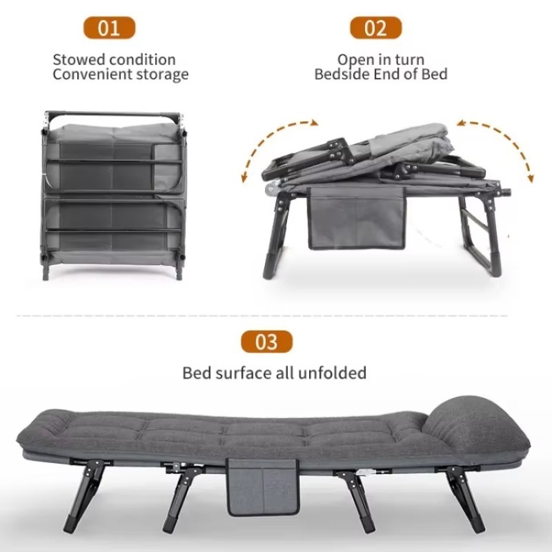 เตียงพับสมัยใหม่ เตียงสนามเดี่ - Outdoor Daybed Furniture บทวิจารณ์และราคา