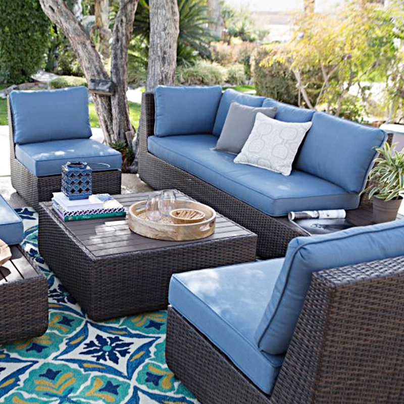 โซฟากลางแจ้ง ลานบ้านหวาย โรงแร - Outdoor Furniture Metal Chairs บทวิจารณ์และราคา