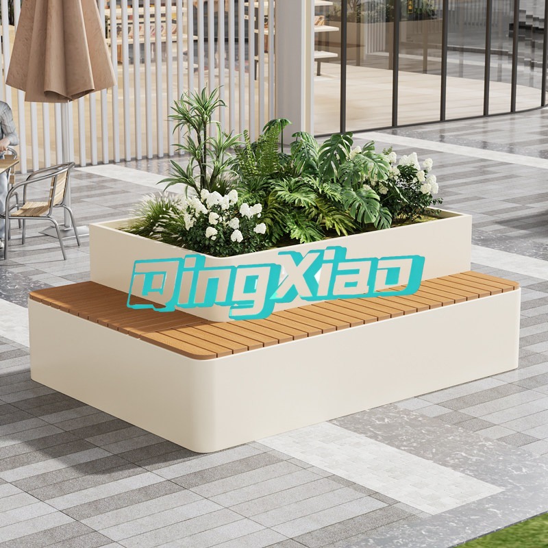 ม้านั่งกลางแจ้งพร้อมกระถางปลูก - Outdoor Furniture Metal Chairs บทวิจารณ์และราคา
